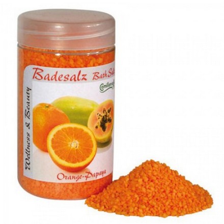 Camillen 60, Соль восстанавливающая, Badesalz Orange&Papaya,