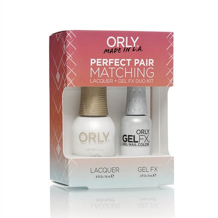 ORLY, Набор PERFECT PAIR LACQUER/GEL DUO KIT, 1 White Tips