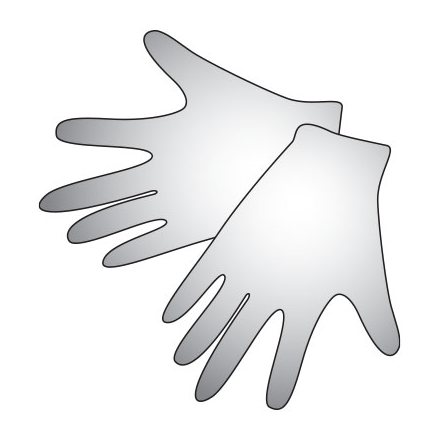 Irisk, одноразовые полиэтиленовые перчатки (размер М), 50 па