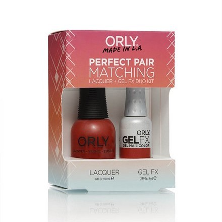 ORLY, Набор PERFECT PAIR LACQUER/GEL DUO KIT, 6 Monroe’s Red