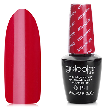 Гель-лак OPI GelColor, цвет Red Hot Rio A70